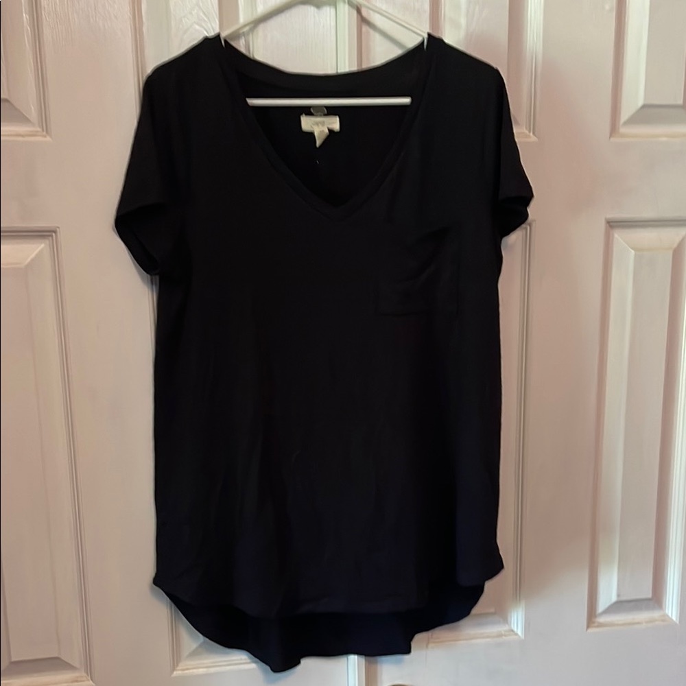 Cupio Black Short Sleeve Relaxed T-Shirt